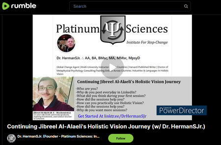 Continuing Jibreel Al-Alaeli's Holistic Vision Journey (w/ Dr. HermanSJr.)